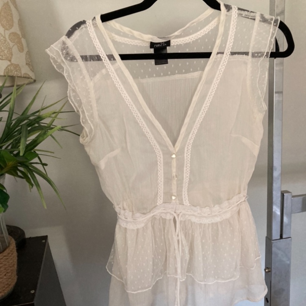 Flowy Lace Blouse